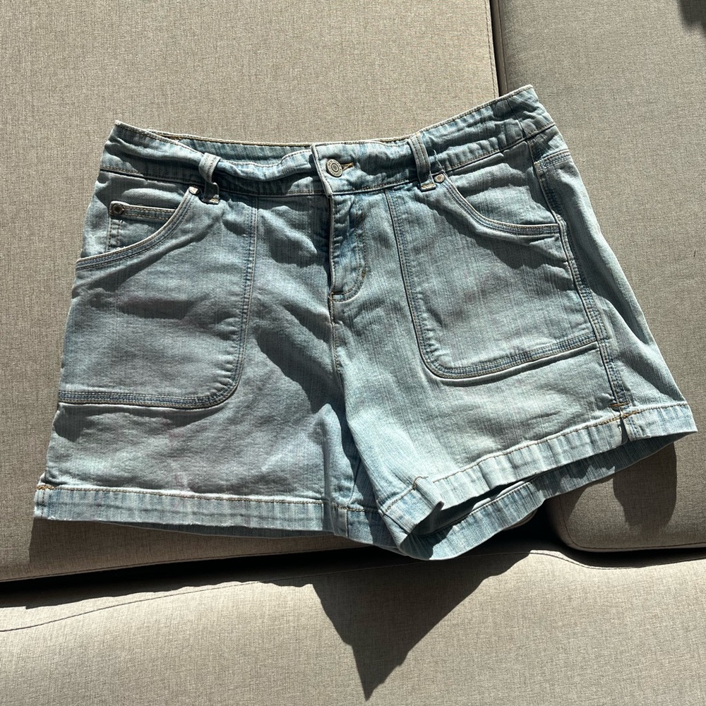 New York & Company Light Blue Jean Shorts